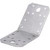Parotec 10 Pezzi Angolare Metallico 135° per Edilizia Montaggio 70 x 70 x 55 x 2,5 mm Supporto Travi Pesante Angolo in Acciaio Zincato per Collegamenti Strutturali e Travetti