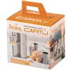 Decora 0060205 Confezione da 24 Forme Cilindriche in Acciaio Inox Cartuccia Ø 2,5 X 4,7 h cm