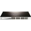 D-Link Web Smart DGS-1210-28P - Interruttore - L3 - Managed - 24 x 10/100/1000 (