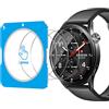 Funrae Pellicola Vetro Temperato per Xiaomi mi Watch S5 46mm con Kit di Installazione, [3 Pezzi] Ultra Trasparente Durezza 9H Protezione Schermo Senza Bolle Pellicola Protettiva