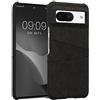 kwmobile Custodia Compatibile con Google Pixel 8 - Cover Porta Carte di Credito - Copertina Rigida 2x Slot Portacarte - grigio scuro