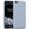 kwmobile Back-cover compatibile con Apple iPod Touch 6G / 7G (6a e 7a generazione) Back Cover Soft Case gommata in morbido silicone TPU - blu chiaro matt