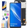 HLYGZX Display di ricambio per Samsung Galaxy A51 4G LCD TFT A515F A515U A515W A515X S515DL LCD Display Touch Digitizer Assembly Kit parti di riparazione (senza impronte digitali, nero con cornice)