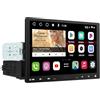 ATOTOZONE Android Autoradio 10 pollici 1 DIN & 2 DIN, Stereo Auto con Schermo Flottante, 4G LTE, Wireless CarPlay&Android Auto Senza Fili, Wi-Fi/Bluetooth/USB, DSP/SCVC/LRV, 4G+32G, S8G1104MS