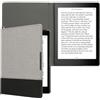 kwmobile Cover compatibile con Kobo Aura ONE - Custodia a libro in tela e pelle PU - Flip Case per eReader