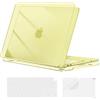 MOSISO Custodia Compatibile con MacBook Neo 13 pollici Cover A3404 2026 con chip A18 Pro, per MacBook Neo 13'' display Liquid Retina Case&Copritastiera&Pellicola, Giallo Agrume Chiaro