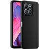 HULLIN Custodia per Telefono in Silicone Colorato, Adatta per HONOR X8b (6.7) - Nero