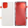 Generico Ricambio compatibile con OPPO FIND X5 PFFM10 CPH2307 Copri Batteria Ricambio Protezione Posteriore Back Cover Retro Scocca rigida vetro plastificato + biasesivo (Bianco)