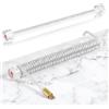 MAMBASNAKE RC02 Custom Fixed Rod per Cavo a Spirale Tastiera, Avvolgitore Cavo a Spirale in Acrilico CNC, Coiled Cable Management Pole, Aviator Cable Weight Bar, Lunghezza 7,68 Pollici - Clear
