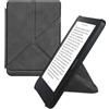 kwmobile Custodia Pieghevole Origami Compatibile con Kobo Clara 2E Cover - Cover Magnetica Pelle PU eReader con Stand - antracite