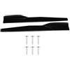 Yctze Minigonne Laterali, Yctze 29.3 Pollici Minigonne Laterali per Auto Rocker Splitter Protezione Antigraffio Universale Nero Lucido Modificato P per seitenschweller minigonna universale in carbonio minig