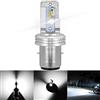 NATGIC BA20D H6 per Moto Hi/Lo Fascio LED Lampadine per Fari LED Super Luminoso CSP Aggiornato 1: 1 Kit di Conversione Tutto in uno 1750LM 18W 6500K - Xeno Bianco (Confezione da 1)