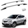TURTLE Compatibile con Barre portatutto Crown Nissan Qashqai (J10) 20072013 | Grigio