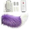 Generico Coda macchina mobile telecomandata - Decorazione peluche scodinzolante realistica ricaricabile | Simpatico accessorio interattivo camion, SUV camper, divertente decorazione veicoli vacanze viaggi