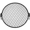Yctze Griglia del Faro, 6.5in Montaggio Laterale del Motociclo Faro Rotondo Maschera di della Griglia Sostituzione in Ferro Nero per Cruiser Chopper Cafe Racer griglia copri faro piaggio si protector