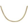 Fossil Collana da uomo con catena in acciaio inox dorata, lunghezza: 460mm+50mm, larghezza: 2,8mm, JF04504710, Tono Oro