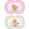 Mam - Original Little Farm Succhietto 16M+ Silicone Femmina Confezione 2 Pezzi