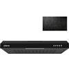 CIARRA AWB6903 - Cappa aspirante da 60 cm, per ricircolo d'aria, 3 livelli di potenza, sottopensile integrato, con filtro a carbone, CBCF001, nero