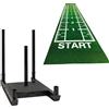 Toorx Vertical Line Toorx Bundle Slitta crosstraining e Rotolo in erba sintetica con stampa metrica 240 Kg