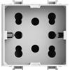4BOXSIDE 4 box side per bticino matix presa bipasso e schuko bianca 4box 4bx4b.am.h21