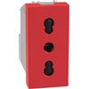 bticino j4180r matix go Presa bipasso 2P+T 16 A 250Vac- interasse 19 mm e 26 mm bticino j4180r