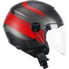 CGM 167K FLO CITY Nero Rosso opaco lunga S