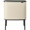 BRABANTIA PATTUMIERA BO TOUCH, 11 + 23 LT BEIGE