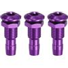 sourcing map 3Pcs 25mm M8 RC Barca Acqua Capezzolo Acqua Ugello di Uscita Dell'acqua In Lega di Alluminio Tubo di Raffreddamento Estensione per RC Barca Motore Kit Sistema di