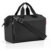 reisenthel allrounder S pocket - Borsa Multifunzione Stile Medico per Viaggio, Lavoro e Tempo Libero, con Tasche, Tracolla e Passante per Trolley, Tessuto Idrorepellente, 11 L, Nero