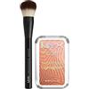 NYX Professional Makeup Illuminante Buttermelt Highlighter 35 Butta in Bronze in Polvere Sfumabile Stratificabile Finish Perlato + Pennello Viso Pro Brush Buffing Multiuso Professionale - Set da 2
