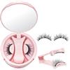 Uheltosly Ciglia Finte Magnetiche,Riutilizzabili ciglia Magnetiche,Ciglia finte magnetiche con applicatore,Look naturale,Utilizzo quotidiano,Facile Da Indossare E Rimuovere(Style H01)