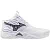 Mizuno Wave Momentum Elite Mid White/Metallic Gray/Black