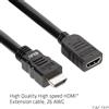 Club 3d Cavo prolunga Club 3D Hdmi Ad alta velocita' 4K60Hz M/F 5m Nero [CAC-1325]