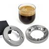 Jiawu Macine di Ricambio per macinacaffè, macinacaffè in Acciaio Inossidabile con Design a 3 Fori, Macine da 50 Mm con Set da 2 Pezzi per Rancilio