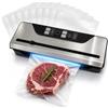 TEK ONE Tecnologia Tekone Macchina Sottovuoto Automatica 70KPa in Acciaio Inox | Sigillatrice Alimenti 8 Funzioni con Display Touch | Vacuum Sealer 110W per Sacchetti 32 cm con 10 Buste Incluse
