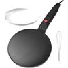 Generic Crepe Maker - Macchina per pancake elettrica da 7,8 pollici con controllo automatico della temperatura, rivestimento antiaderente per cucinare facilmente | Crepera per colazione a mano per c