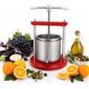 TANIASHOP Torchio Manuale Acciaio inox 430 Made in italy Pressa Manuale Torchietto Premitutto Spremitutto Spremiagrumi Manuale Adatto per Melanzane Uva Frutta Verdura (Grande)