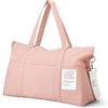 flintronic Borsone da Viaggio Donna, Borsone da Viaggio Grande, Impermeabile e Lightweight, Grande Capacità Borsa Sportiva, per Imbarco Viaggio Sport Palestra -Rosa