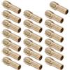 CTRICALVER 20 pezzi di precisione in ottone trapano mandrino 0.5-3.2mm ottone pinza trapano adatto per utensili rotativi Dremel raccogliere portautensili trapano elettrico rettifica
