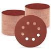 Huopueit Disco abrasivo a 8 fori da 12,7 cm, grana 120, carta vetrata orbitale casuale per sabbia, vernice auto, lavorazione del legno, metallo, confezione da 150