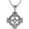 Hokech Acciaio Inox Irlandese Nodo Celtico Croce Pendente Collane Hiphop Moda Gioielli Catena Accessori