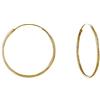 Schmuck Les Poulettes LES POULETTES BIJOUX - Orecchini Placcato Oro Sotille Creola 3cm