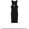 TOMMY JEANS Vestito Flag w aderente