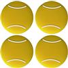 Generic Ammortizzatore da tennis per racchette, in silicone, ammortizzante, leggero, per colleghi, compagni di classe, 4 pezzi