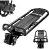 PORFOYO Portapacchi Bicicletta, Portapacchi Mountain Bike in Lega di Alluminio Universale per Mountain Bike Bici Da Corsa City Bike Portata 10 Kg