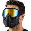 Generisch Occhiali protettivi per moto, maschera integrale rimovibile, anti-appannamento, per saldatura e lavoro, sport e attività all'aperto, motocross, dirt bike, ATV, ciclismo, golf