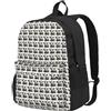 Tamiger Mucca In Bianco E Nero Stampa Grande Capacità Unisex Borsa Impermeabile Leggero All'aperto Weekend Fughe