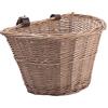 BELLIFFY Cesto per Bicicletta in Vimini Fatto a Mano, Resistente Ampio Spazio, a Forma, per Decorazione Bici e Ciclismo All'aperto