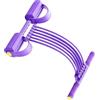 Generico Fascia di Resistenza a Pedale,Ab Trainer 10 Tubi Workout - Ausilio Allenamento Muscoli Addominali - Per Uomini Adulti Principianti Professionisti Hotel Casa Ufficio Viaggio Fitness Palestra