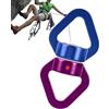 Veasbuu Moschettoni da arrampicata | Moschettone da 30 kN con sicurezza, attrezzatura di anelli girevoli per corde e accessori di salvataggio zaini outdoor